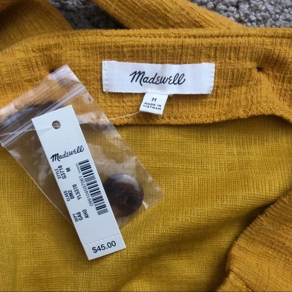 NWT Madewell Tank Top with Criss Cross Straps - Picture 4 of 4